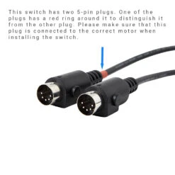 KDH104B-001 4 Button Switch For Power Recliner Or Lift Chair With Dual 5 Pin Plug -Life easy supply 0425