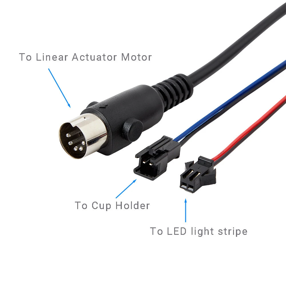 EMoMo HX90NC2LU Switch For Recliner/Lift Chairs With 5 Button 3 Plug And USB 6 EMoMo HX90NC2LU Switch For Recliner/Lift Chairs With 5 Button 3 Plug And USB - Image 4
