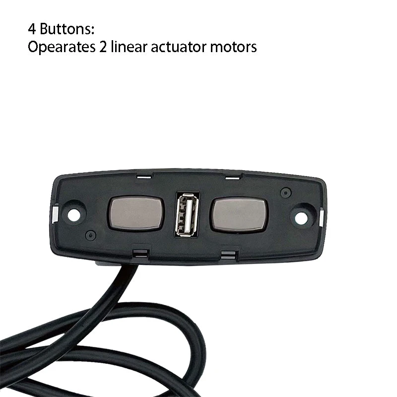 KDH120-005 4 Buttons Side Switch With USB For Recliner/Lift Chair 4 KDH120-005 4 Buttons Side Switch With USB For Recliner/Lift Chair - Image 2
