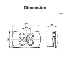 Mulin MLSK15-C2(L) Switch 4 Button Controller With USB For Recliner Lift Chair Couch Etc. -Life easy supply 4 639823c8 8b49 4574 8163 275b2a3a8744