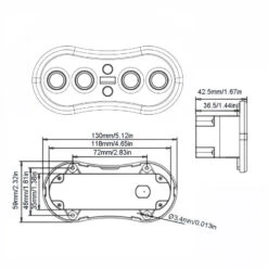 6 Buttons Control Switch For Recliner Sofa Chair With USB & LED-backlit -Life easy supply 7 de551dd2 d3e5 4d50 a381 119bdf67d665
